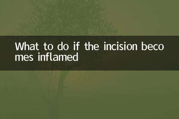 Was tun, wenn sich der Schnitt entzündet?