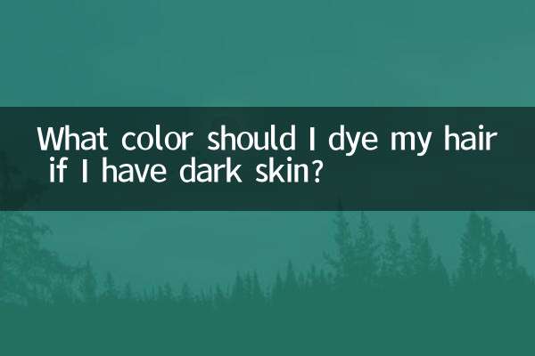 De que cor devo pintar meu cabelo se tiver pele escura?