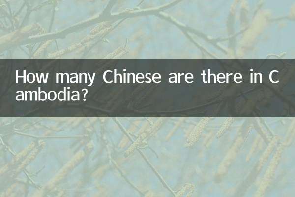 Quantos chineses há no Camboja?