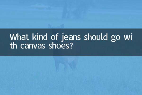 ¿Qué tipo de jeans deberían combinar con zapatos de lona?