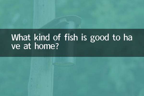 گھر میں کس طرح کی مچھلی اچھی ہے؟
