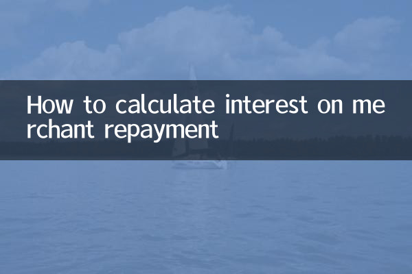 व्यापारी पुनर्भुगतान पर ब्याज की गणना कैसे करें