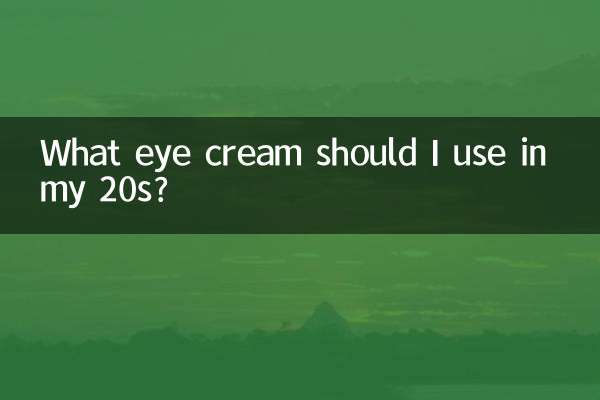 আমার 20 বছর বয়সে কোন আই ক্রিম ব্যবহার করা উচিত?