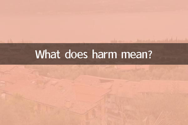 O que significa dano?