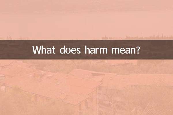 O que significa dano?