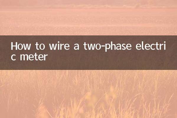 نحوه سیم کشی کنتور برق دو فاز