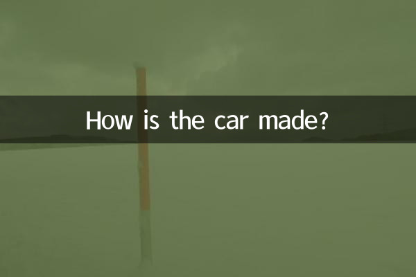 Com'è fatta l'auto?