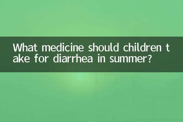 Que remédio as crianças devem tomar para a diarreia no verão?