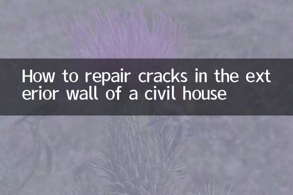 Comment réparer les fissures dans le mur extérieur d'une maison civile