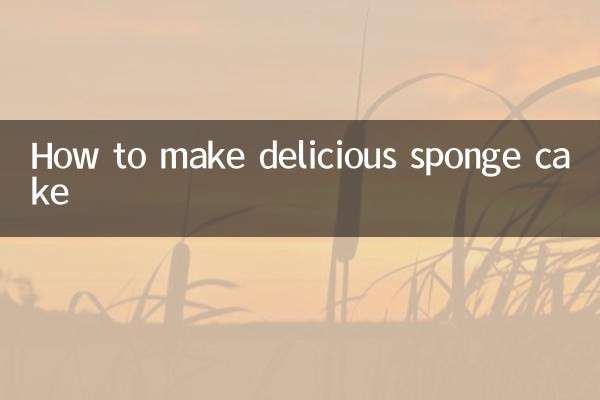 Come preparare un delizioso pan di spagna