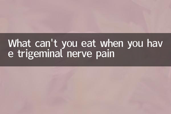 O que você não pode comer quando tem dor no nervo trigêmeo
