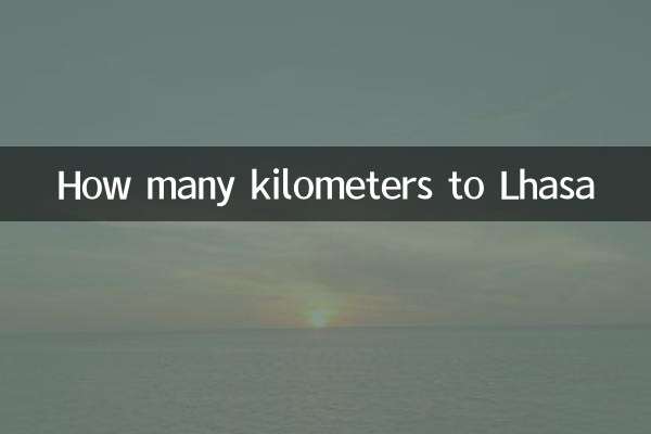 Combien de kilomètres à Lhasa