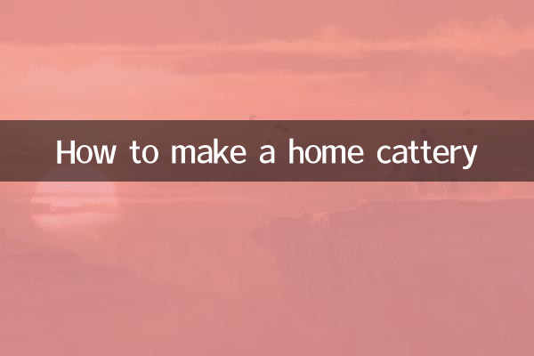 How to make a home cattery