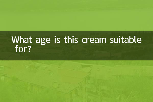 A che età è adatta questa crema?