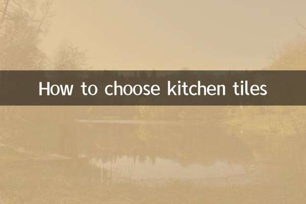 Comment choisir des carreaux de cuisine
