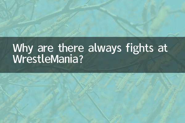 Why are there always fights at WrestleMania?