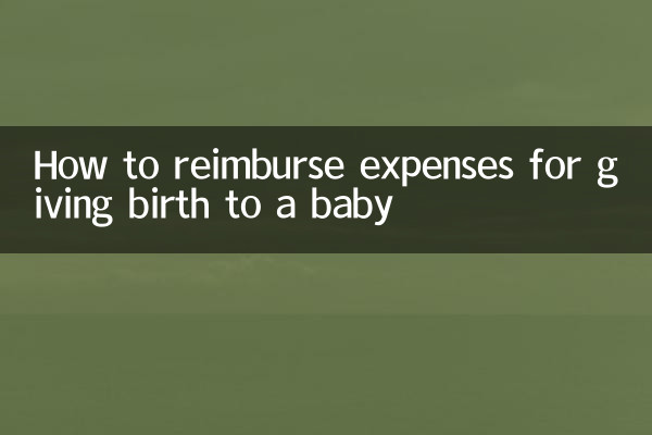 How to reimburse expenses for giving birth to a baby
