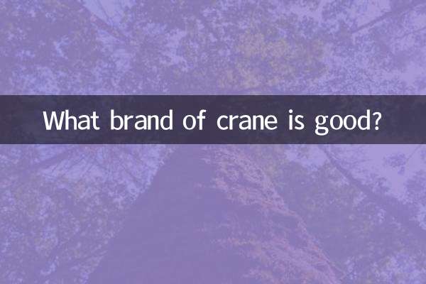 What brand of crane is good?