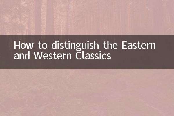 Come distinguere i classici orientali da quelli occidentali