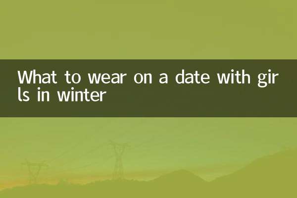 What to wear on a date with girls in winter