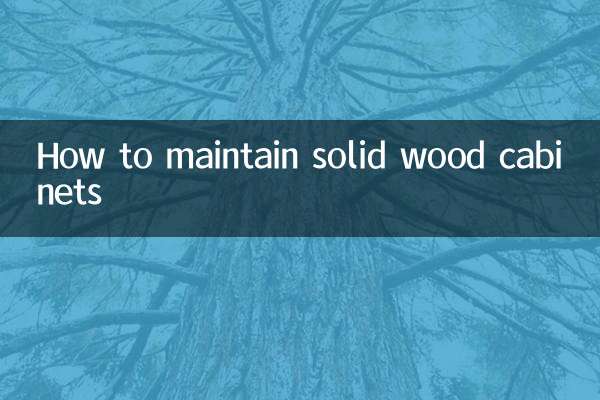 كيفية صيانة الخزانات الخشبية الصلبة