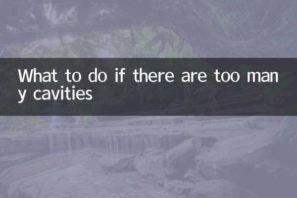 Qué hacer si hay demasiadas caries