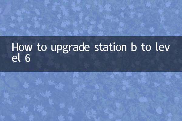 Cómo actualizar la estación b al nivel 6