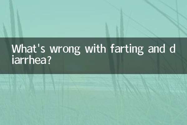 Cosa c'è che non va nelle scoregge e nella diarrea?