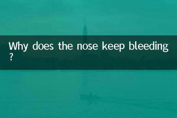 Почему из носа продолжает идти кровь?