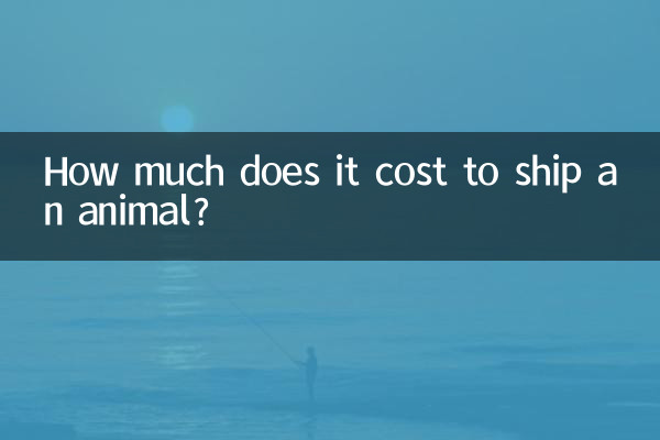 Wie viel kostet der Versand eines Tieres?