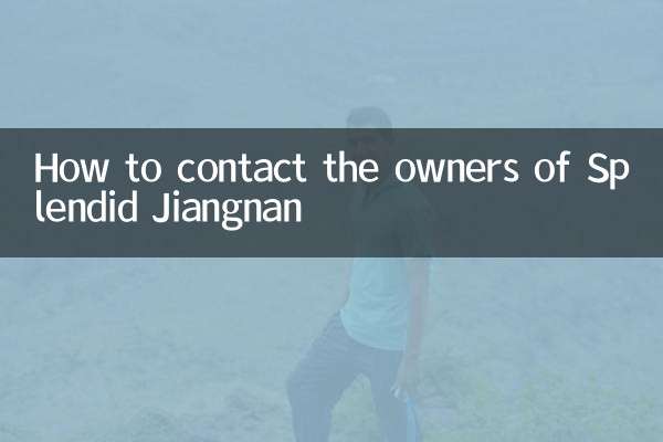 Splendid Jiangnan의 소유주에게 연락하는 방법
