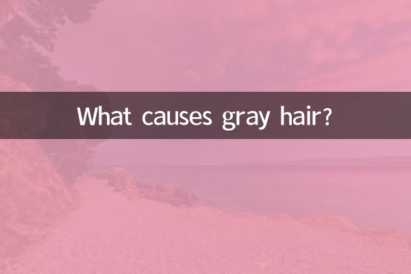 O que causa cabelos grisalhos?