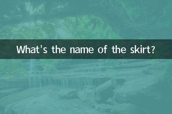 स्कर्ट का नाम क्या है?