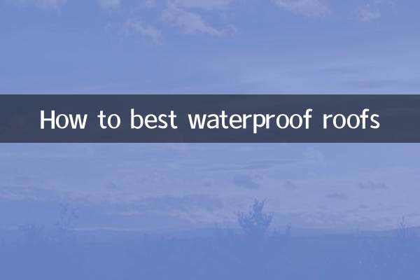 지붕 방수를 잘하는 방법