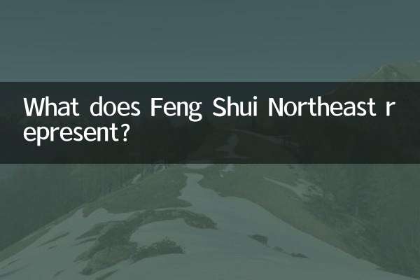 شمال مشرق میں فینگشوئی کیا نمائندگی کرتا ہے؟