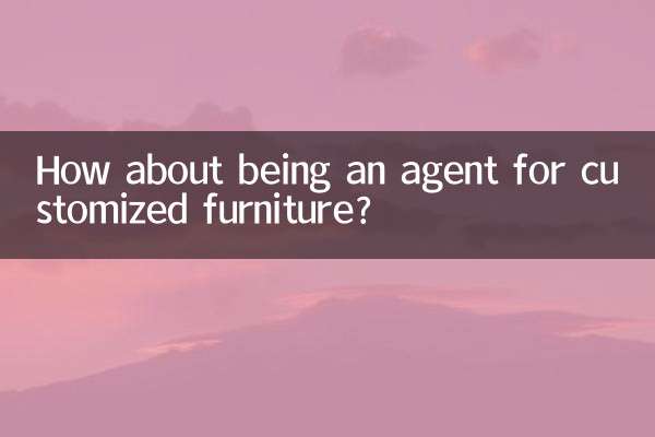 Que diriez-vous d'être agent de meubles sur mesure ?