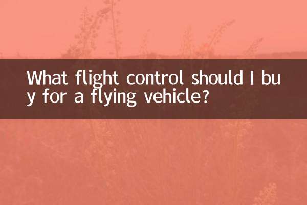 비행 차량을 위해 어떤 비행 제어 장치를 구입해야 합니까?