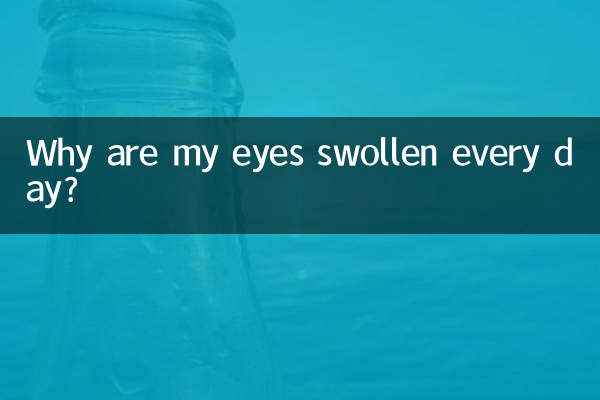 Warum schwellen meine Augen jeden Tag an?