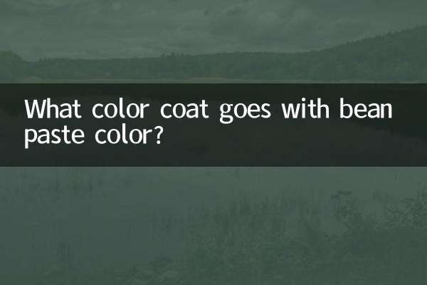 ¿Qué color de pelaje combina con el color de la pasta de frijoles?