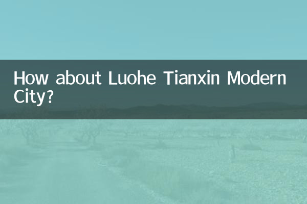 ماذا عن مدينة لوهي تيانشين الحديثة؟