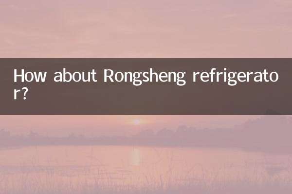 How about Rongsheng refrigerator?