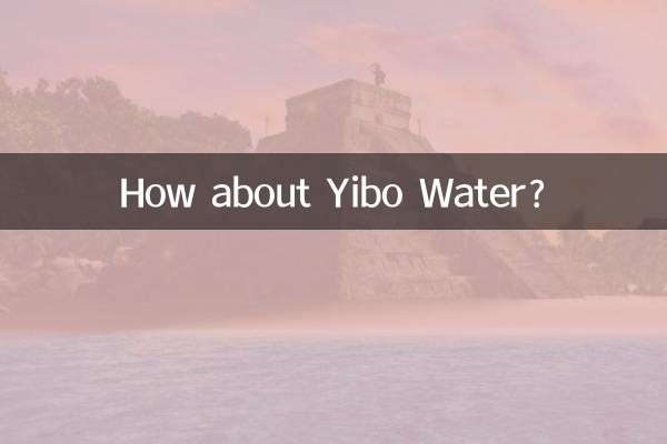 Che ne dici dell'acqua Yibo?
