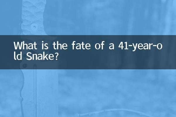 41岁属蛇的是什么命