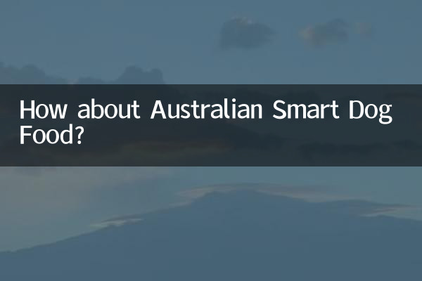How about Australian Smart Dog Food?