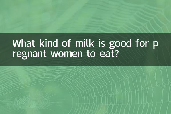 What kind of milk is good for pregnant women to eat?
