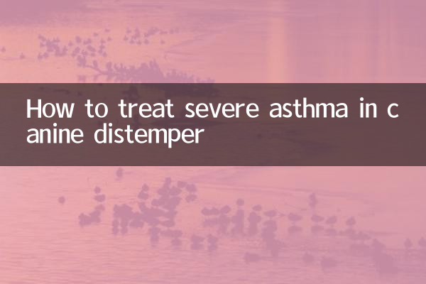 Cómo tratar el asma grave en el moquillo canino