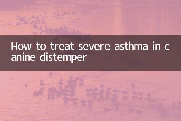 Cómo tratar el asma grave en el moquillo canino