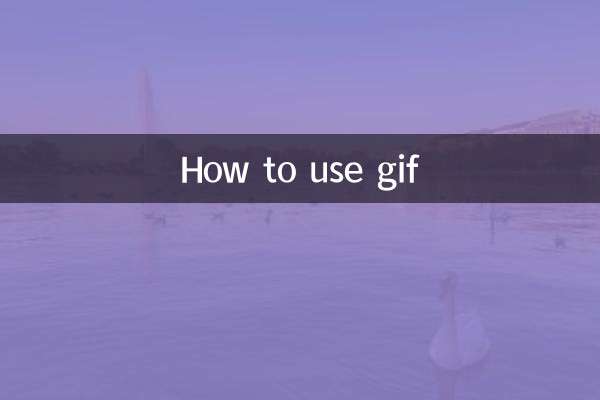 GIF کو کس طرح استعمال کریں