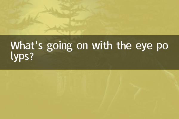 눈 폴립은 어떻게 되나요?
