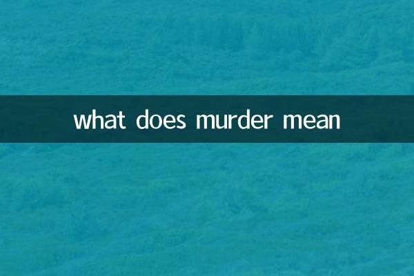 que significa asesinato